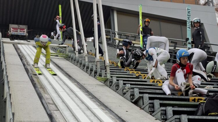 Training auf Eisspur